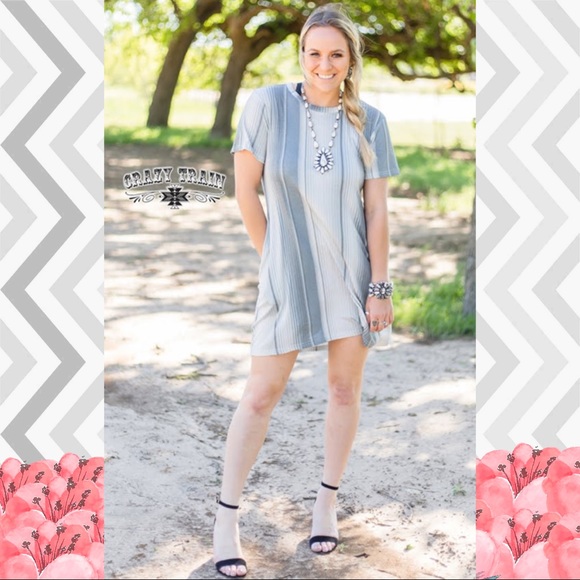 Crazy Train Dresses & Skirts - The Drover Pocket Dress in Grey Serape